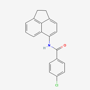 molecular formula C19H14ClNO B2455865 4-chloro-N-(1,2-dihydroacenaphthylen-5-yl)benzamide CAS No. 108476-98-8