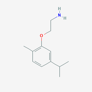 molecular formula C12H20ClNO B2455893 2-(5-Isopropyl-2-methyl-phenoxy)-ethylamine CAS No. 26646-60-6