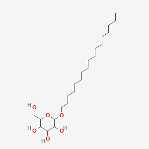 molecular formula C23H46O6 B024559 Heptadecyl D-glucoside CAS No. 100231-66-1