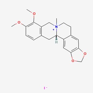 molecular formula C21H24INO4 B2456054 N-Methylcanadium iodide 