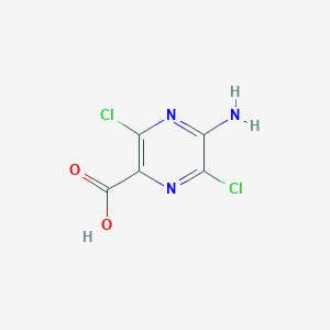 B2456125 5-Amino-3,6-dichloropyrazine-2-carboxylic acid CAS No. 1632286-29-3
