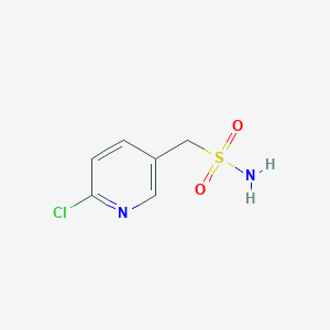 molecular formula C6H7ClN2O2S B2456148 (6-Chloropyridin-3-yl)methanesulfonamide CAS No. 1154650-51-7