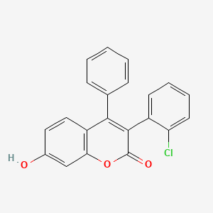 3-(2-Chlorophenyl)-7-hydroxy-4-phenylchromen-2-one