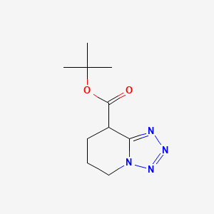 molecular formula C10H16N4O2 B2456371 Tert-butyl 5,6,7,8-tetrahydrotetrazolo[1,5-a]pyridine-8-carboxylate CAS No. 2172316-48-0