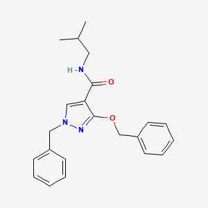 1-benzyl-3-(benzyloxy)-N-isobutyl-1H-pyrazole-4-carboxamide