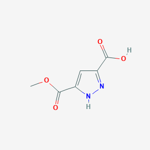 3-(Methoxycarbonyl)-1H-pyrazole-5-carboxylic acid