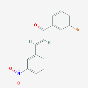 molecular formula C15H10BrNO3 B2456392 (2E)-1-(3-bromophenyl)-3-(3-nitrophenyl)prop-2-en-1-one CAS No. 358656-17-4