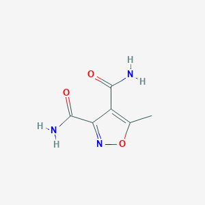 molecular formula C6H7N3O3 B2456401 5-Methylisoxazole-3,4-dicarboxamide CAS No. 400077-37-4