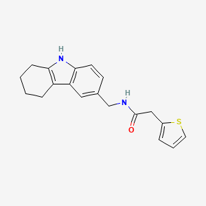 molecular formula C19H20N2OS B2456513 N-[(2,3,4,9-tetrahydro-1H-carbazol-6-yl)methyl]-2-(thiophen-2-yl)acetamide CAS No. 852138-59-1