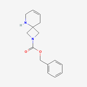 molecular formula C15H18N2O2 B2456524 Benzyl 2,5-diazaspiro[3.5]non-7-ene-2-carboxylate CAS No. 2460751-36-2