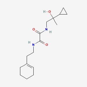 N1-(2-(cyclohex-1-en-1-yl)ethyl)-N2-(2-cyclopropyl-2-hydroxypropyl)oxalamide