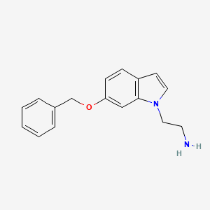 2-(6-(benzyloxy)-1H-indol-1-yl)ethanamine