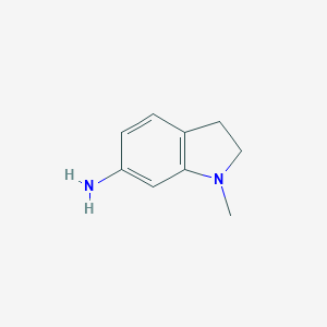 molecular formula C9H12N2 B024567 1-methyl-2,3-dihydro-1H-indol-6-amine CAS No. 103796-62-9