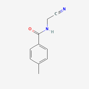 molecular formula C10H10N2O B2456737 N-(cyanomethyl)-4-methylbenzamide CAS No. 22198-21-6