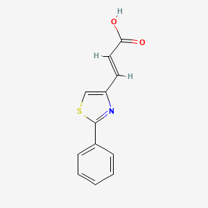 (E)-3-(2-Phenylthiazole-4-yl)propenoic acid