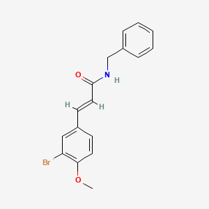 (E)-N-benzyl-3-(3-bromo-4-methoxyphenyl)acrylamide