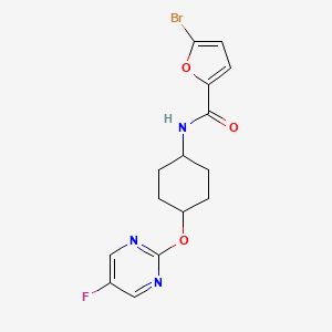 5-bromo-N-((1r,4r)-4-((5-fluoropyrimidin-2-yl)oxy)cyclohexyl)furan-2-carboxamide