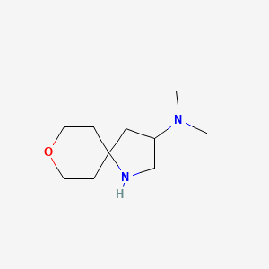 N,N-Dimethyl-8-oxa-1-azaspiro[4.5]decan-3-amine