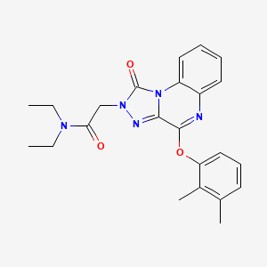 2-(4-(2,3-dimethylphenoxy)-1-oxo-[1,2,4]triazolo[4,3-a]quinoxalin-2(1H)-yl)-N,N-diethylacetamide