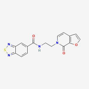 N-(2-(7-oxofuro[2,3-c]pyridin-6(7H)-yl)ethyl)benzo[c][1,2,5]thiadiazole-5-carboxamide