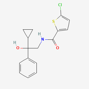 5-chloro-N-(2-cyclopropyl-2-hydroxy-2-phenylethyl)thiophene-2-carboxamide