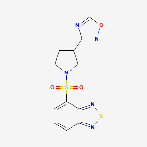 3-(1-(Benzo[c][1,2,5]thiadiazol-4-ylsulfonyl)pyrrolidin-3-yl)-1,2,4-oxadiazole