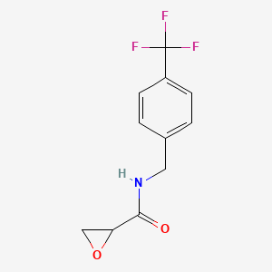 N-[[4-(Trifluoromethyl)phenyl]methyl]oxirane-2-carboxamide