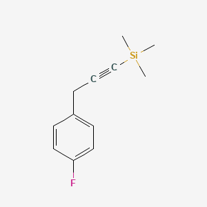 [3-(4-Fluorophenyl)prop-1-yn-1-yl]trimethylsilane