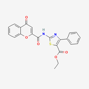 ethyl 2-(4-oxo-4H-chromene-2-carboxamido)-4-phenylthiazole-5-carboxylate