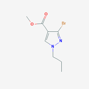 molecular formula C8H11BrN2O2 B2456897 methyl 3-bromo-1-propyl-1H-pyrazole-4-carboxylate CAS No. 1946813-42-8