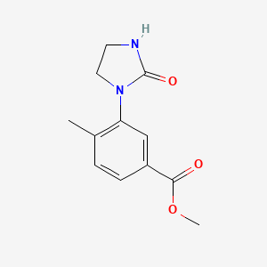 Methyl 4-methyl-3-(2-oxo-1-imidazolidinyl)benzenecarboxylate