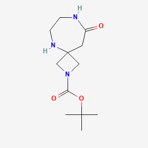 Tert-butyl 9-oxo-2,5,8-triazaspiro[3.6]decane-2-carboxylate