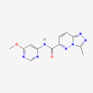 N-(6-Methoxypyrimidin-4-yl)-3-methyl-[1,2,4]triazolo[4,3-b]pyridazine-6-carboxamide