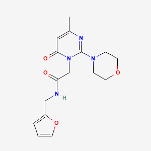 N-(2-furylmethyl)-2-(4-methyl-2-morpholin-4-yl-6-oxopyrimidin-1(6H)-yl)acetamide