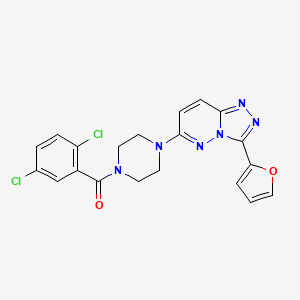 (2,5-Dichlorophenyl)(4-(3-(furan-2-yl)-[1,2,4]triazolo[4,3-b]pyridazin-6-yl)piperazin-1-yl)methanone