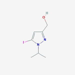 (5-Iodo-1-propan-2-ylpyrazol-3-yl)methanol