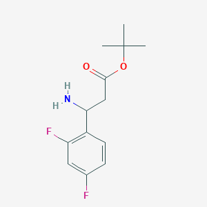 Tert-butyl 3-amino-3-(2,4-difluorophenyl)propanoate