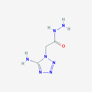 molecular formula C3H7N7O B2457079 2-(5-amino-1H-tetrazol-1-yl)acetohydrazide CAS No. 882305-42-2