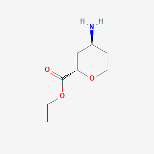 Ethyl trans-4-aminotetrahydropyran-2-carboxylate