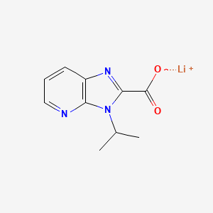 molecular formula C10H10LiN3O2 B2457142 Lithium 3-isopropyl-3H-imidazo[4,5-b]pyridine-2-carboxylate CAS No. 2197052-89-2