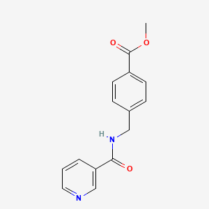 molecular formula C15H14N2O3 B2457182 Methyl 4-(Nicotinamidomethyl)benzoate CAS No. 554407-47-5