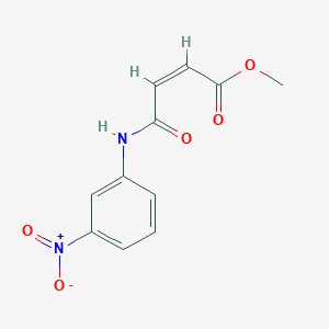 molecular formula C11H10N2O5 B2457185 METHYL (2Z)-3-[(3-NITROPHENYL)CARBAMOYL]PROP-2-ENOATE CAS No. 72889-91-9