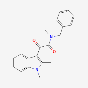 N-benzyl-2-(1,2-dimethyl-1H-indol-3-yl)-N-methyl-2-oxoacetamide