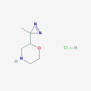 2-(3-Methyl-3H-diazirin-3-yl)morpholine hydrochloride