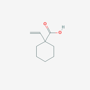 molecular formula C9H14O2 B2457355 1-Vinylcyclohexane-1-carboxylic acid CAS No. 72335-94-5