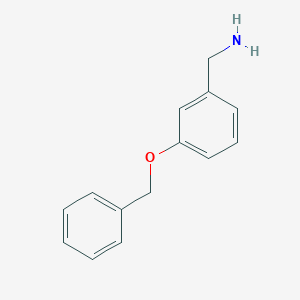 molecular formula C14H15NO B024574 (3-(Benzyloxy)phenyl)methanamine CAS No. 104566-43-0