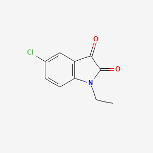 molecular formula C10H8ClNO2 B2457467 5-Chloro-1-ethylindoline-2,3-dione CAS No. 102838-61-9