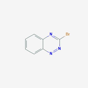 molecular formula C7H4BrN3 B2457525 3-Bromo-1,2,4-benzotriazine CAS No. 54448-53-2