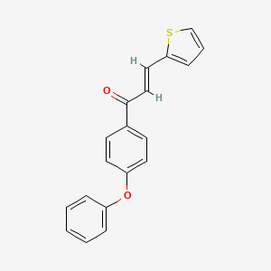1-(4-Phenoxyphenyl)-3-(thiophen-2-yl)prop-2-en-1-one