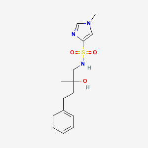 N-(2-hydroxy-2-methyl-4-phenylbutyl)-1-methyl-1H-imidazole-4-sulfonamide